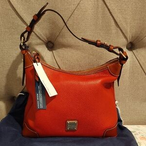 Dooney & Bourke Pebble Grain Leather Hobo Bag